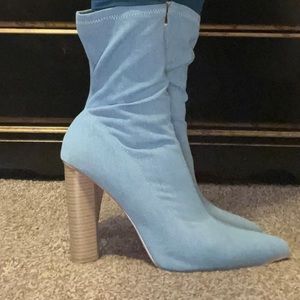 Denim bootie. Cape robbin